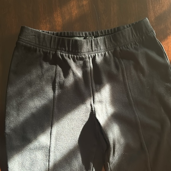 Talbots Women’s Deep Black pants w/ Golden accents on the leg Size M Like new - Picture 2 of 9